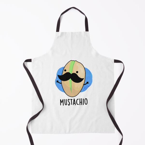Item preview, Mustachio Mustache Funny Pistachio Puns designed and sold by punnybone.
