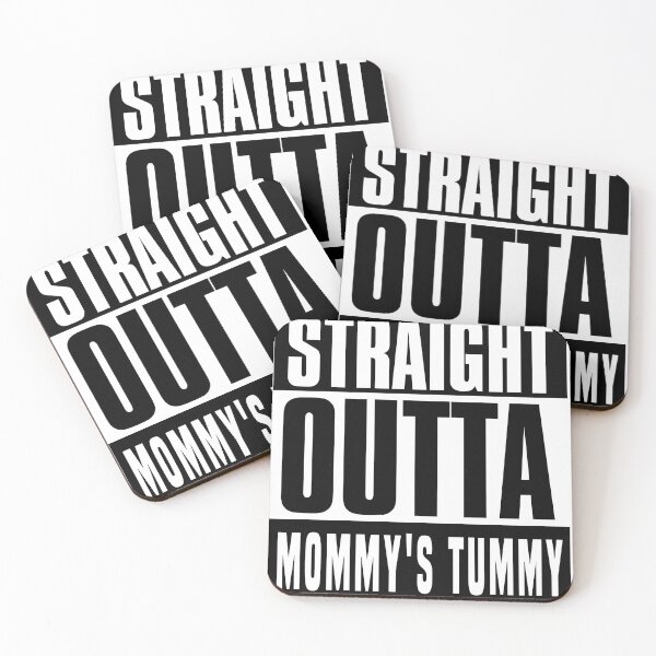Aperçu de l'œuvre Le ventre droit de Maman Outta | Gangsta Bébé créée et vendue par PureCreations.