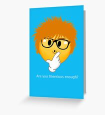 Sheerio-Effect Sheerious Emoji Greeting Card