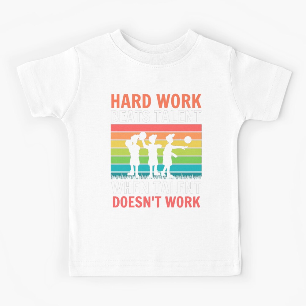 Hard Work Beats Talent Baseball shirt' Men's T-Shirt