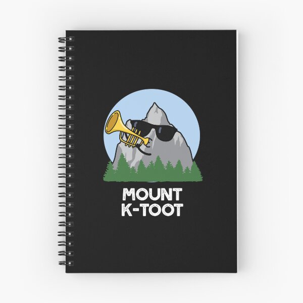 Item preview, Mount K-Toot Funny Mountain Puns (Dark BG) designed and sold by punnybone.