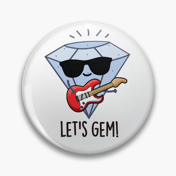 Item preview, Let's Gem Funny Jewel Puns  designed and sold by punnybone.