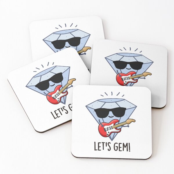 Item preview, Let's Gem Funny Jewel Puns  designed and sold by punnybone.