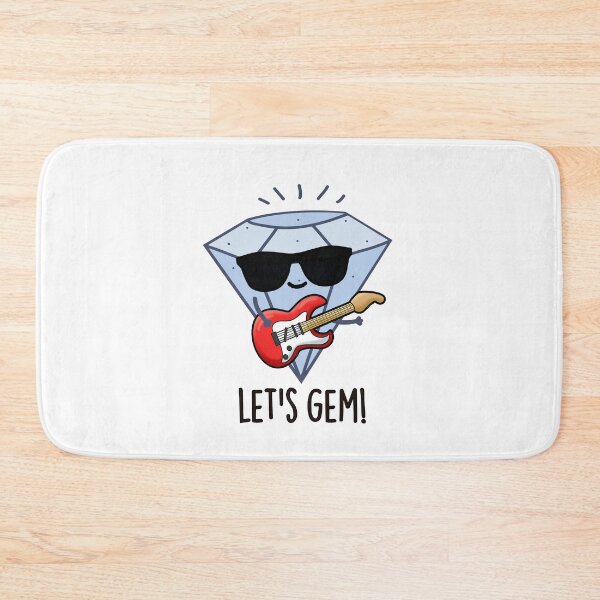 Item preview, Let's Gem Funny Jewel Puns  designed and sold by punnybone.