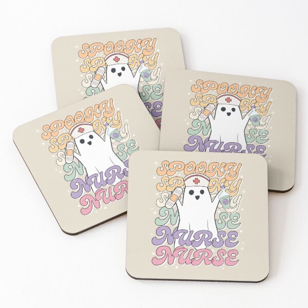 Item preview, Retro Spooky Nurse Doctor Boo Crew Ghost Happy Halloween Costume Hospital Matching   designed and sold by JooArtPrints  ★★★★★.