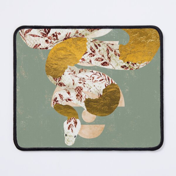 Item preview, Delft Porcelain Snake Negative Painting Sage Background designed and sold by Valerie Englehart.