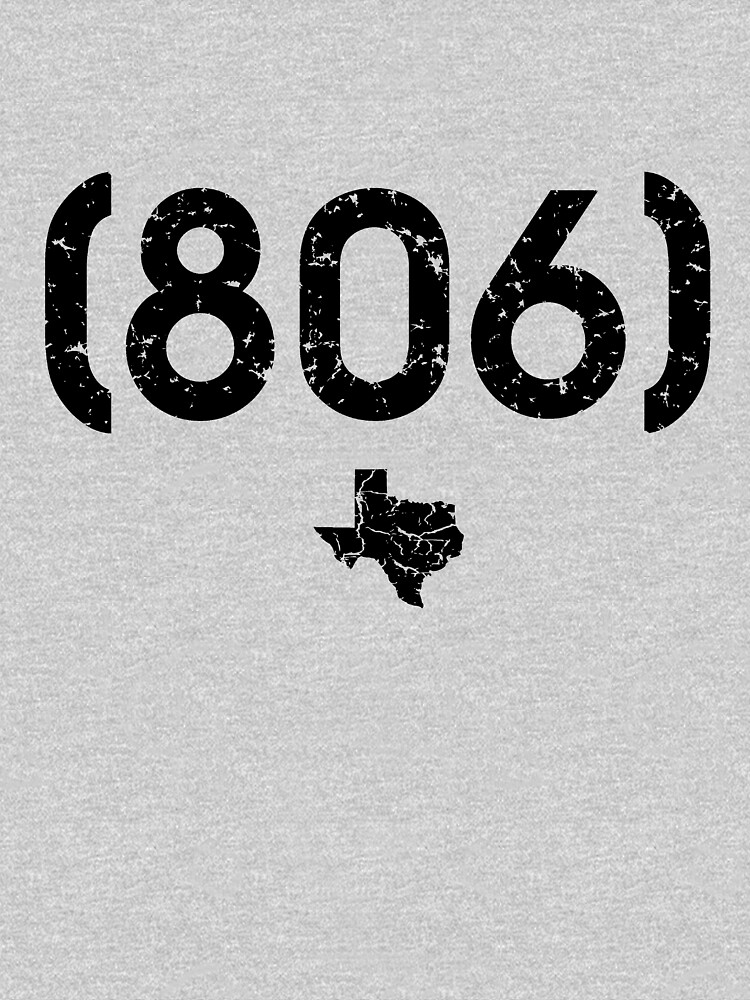 Area Code 806 Texas T Shirt By Bearsquared Redbubble 1300