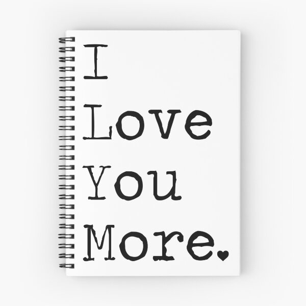 Item preview, I Love You More designed and sold by Marla Perelmuter.