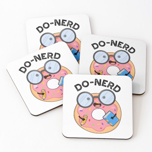 Item preview, Do-nerd Nerdy Funny Donut Puns  designed and sold by punnybone.