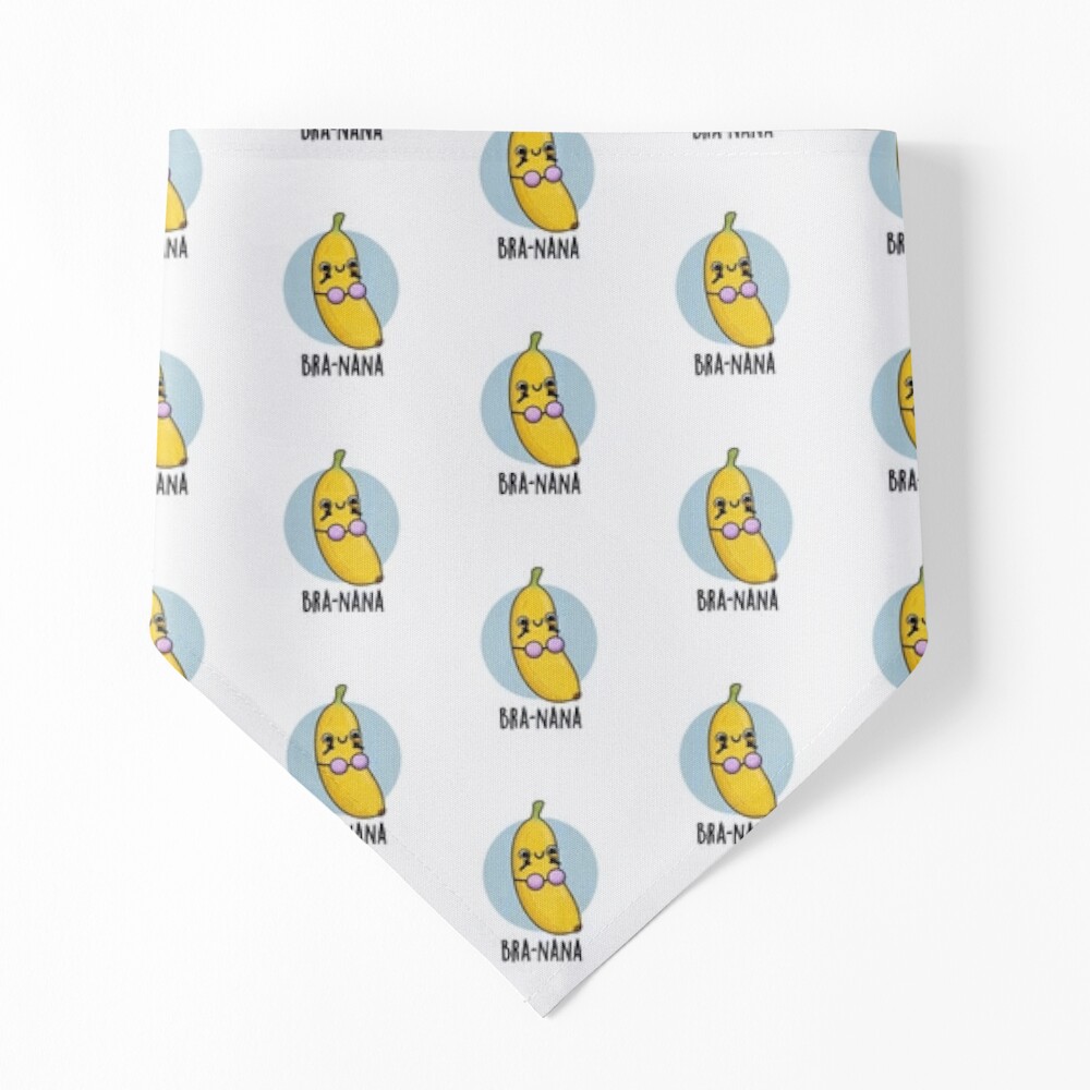 Bra-na-na Funny Banana Bra Pun Sticker, Zazzle