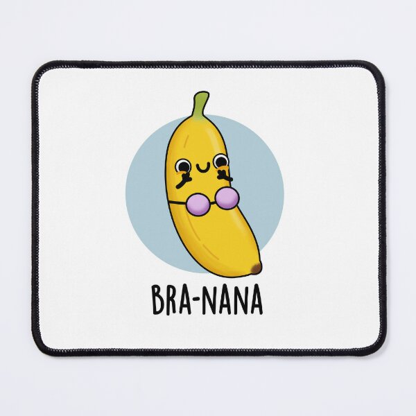 Bra-na-na Funny Banana Bra Pun Sticker, Zazzle