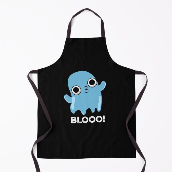 Item preview, Blooo Funny Blue Ghost Puns (Dark BG) designed and sold by punnybone.