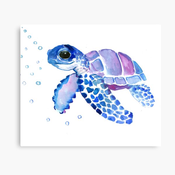 Robert Thomas Fine Art Green Sea Turtle Hawaiian Honu Leggings