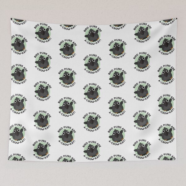 Item preview, Bird Puns Are A-Crow-Kay Funny Crow Puns  designed and sold by punnybone.
