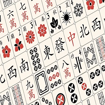 Artwork thumbnail, Mahjong Tile Pattern Design by Best Pattern⭐⭐⭐⭐⭐