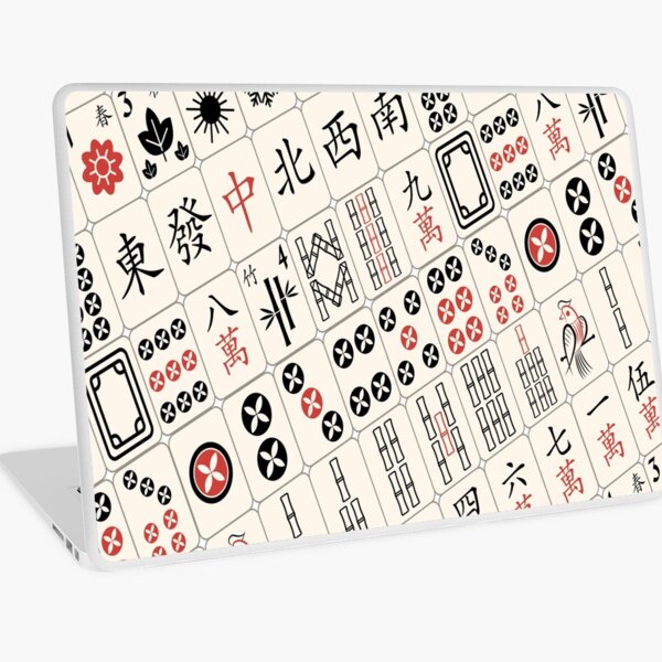 247 Mahjong Games Laptop Skins for Sale