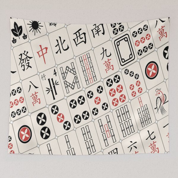 Item preview, Mahjong Tile Pattern Design designed and sold by Best Pattern⭐⭐⭐⭐⭐.