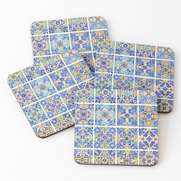 Item preview, Colorful European Tiles designed and sold by IlluminatedPage.