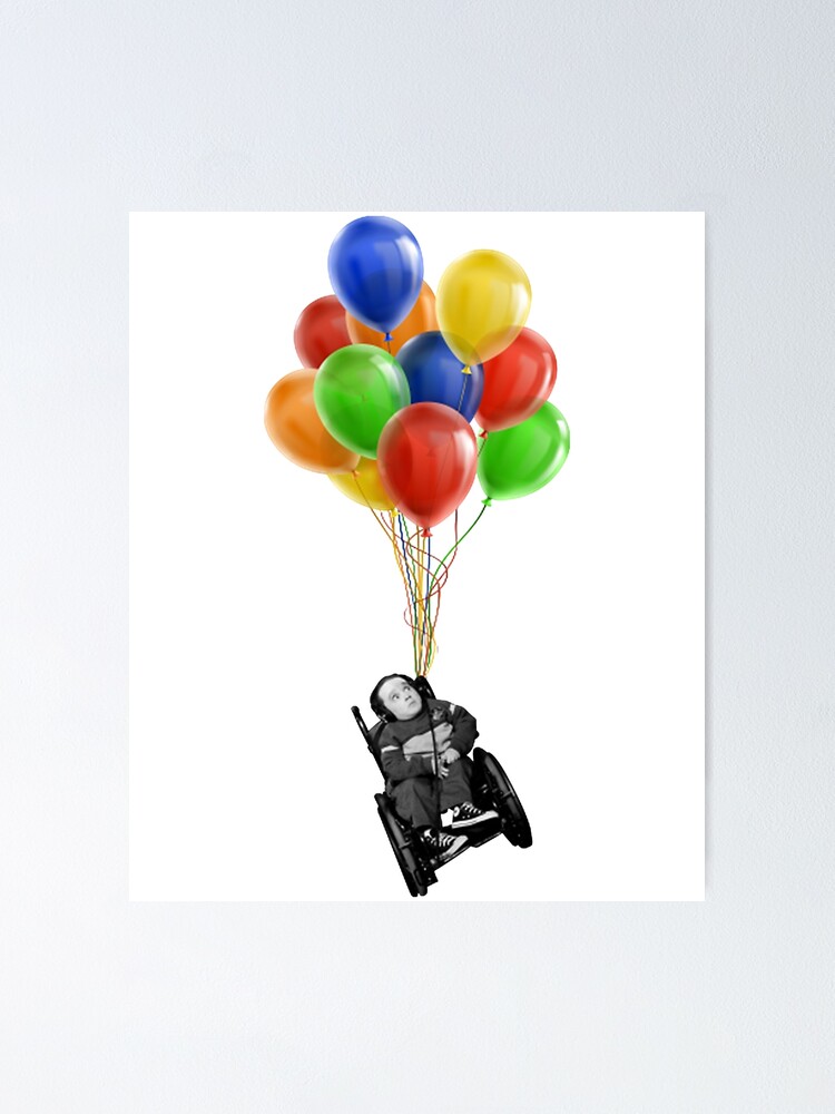 Eric The Actor Flying With Balloons Poster For Sale By Jamawn28 Redbubble