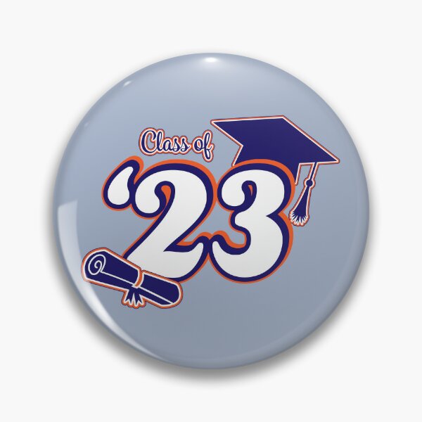 Item preview, Class of 2023 Graduation Design (Orange and Blue) designed and sold by SavsSparkleShop.
