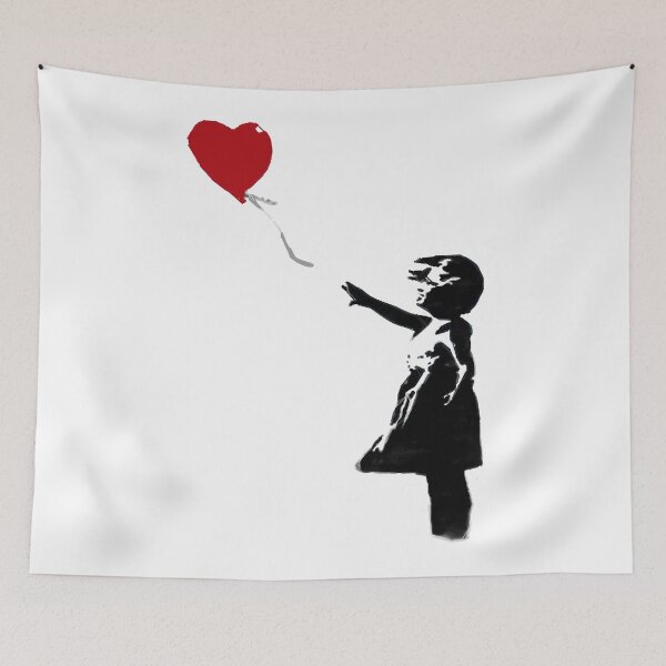 Item preview, Red Heart Balloon Girl  designed and sold by Jamawn28.