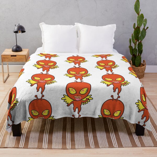 Item preview, alien flies yellow and orange designed and sold by TVShirtShopll.