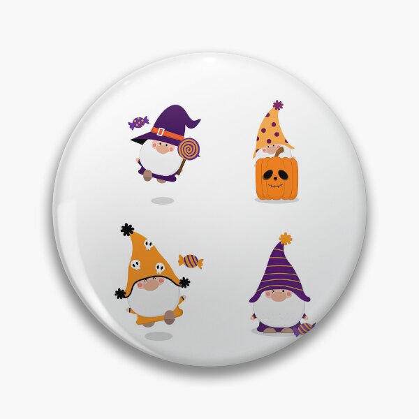 Item preview, Halloween Gnomes Pack, With Cute Gnome, Candy And Spooky Pumpkin designed and sold by graphic-genie.