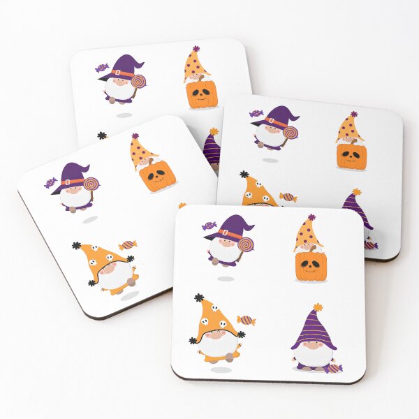 Item preview, Halloween Gnomes Pack, With Cute Gnome, Candy And Spooky Pumpkin designed and sold by graphic-genie.