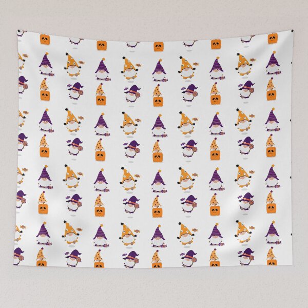 Item preview, Halloween Gnomes Pack, With Cute Gnome, Candy And Spooky Pumpkin designed and sold by graphic-genie.