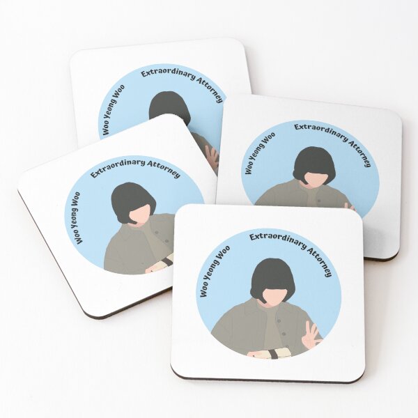 Item preview, Extraordinary attorney Woo Yong Woo countdown & blue background designed and sold by paintingtour.