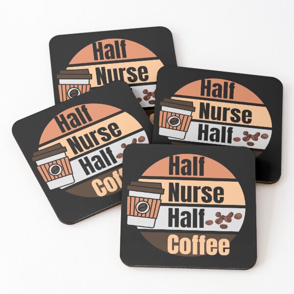 Item preview, Half nurse half coffee designed and sold by JoeyGrace.
