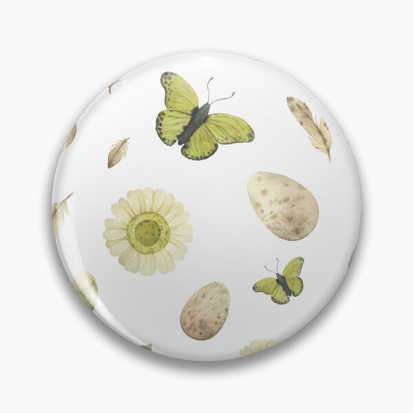 Item preview, Butterflies amongst the eggs and feathers  designed and sold by Green-over-red.