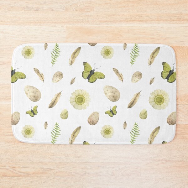 Item preview, Butterflies amongst the eggs and feathers  designed and sold by Green-over-red.