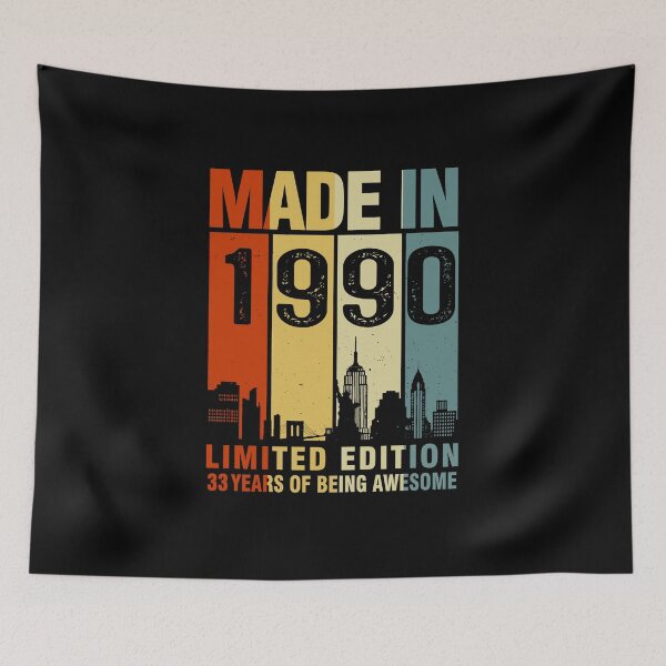 Item preview, 33rd Birthday Made In 1990 Limited Edition designed and sold by AperAmyiah.