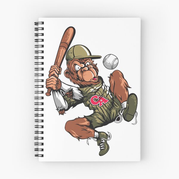 Item preview, Baseball Monkey - Teak designed and sold by BALONROSU.