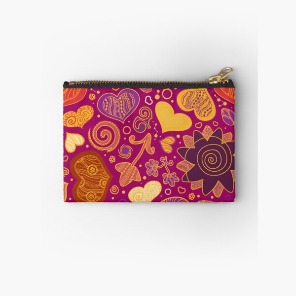 Item preview, Groovy Seventies Heart Flower Pattern designed and sold by Spaceshipsells.