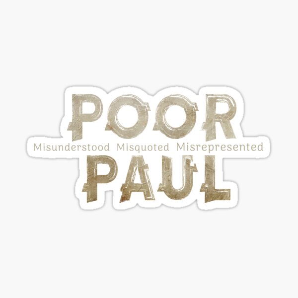 Item preview, Poor Paul - Apostle - Christian Essential T-shirt designed and sold by Narrow-Path.