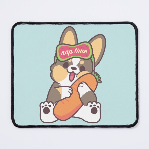 Item preview, Nap Time Tricoloured Corgi with Carrot Pillow Bolster (Mochi Version) designed and sold by XEENYEE.