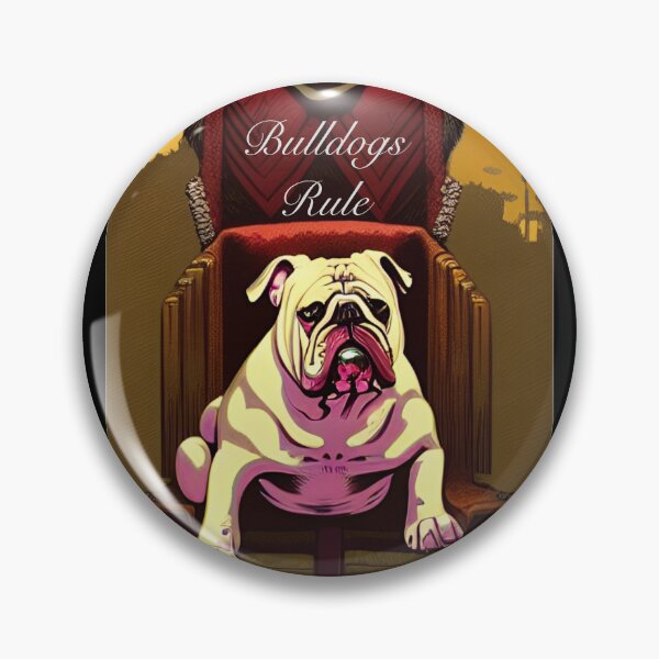 Item preview, Bulldog on his throne  designed and sold by Seanyah.