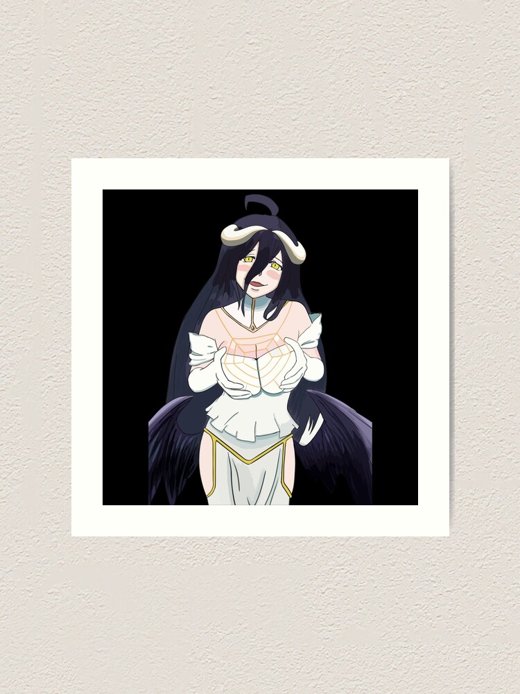 Albedo Big Boobs Lewd Anime Girl Art Print for Sale by QueenAkisha