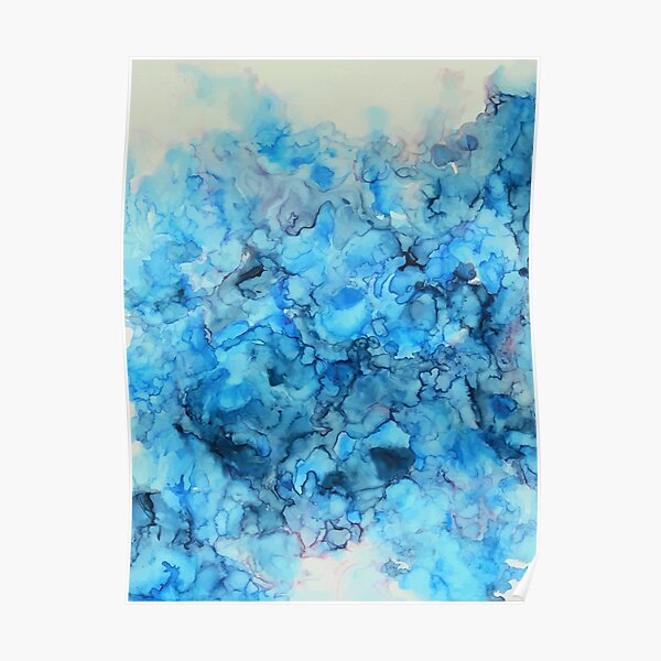 Polar - Alcohol Ink Painting Poster