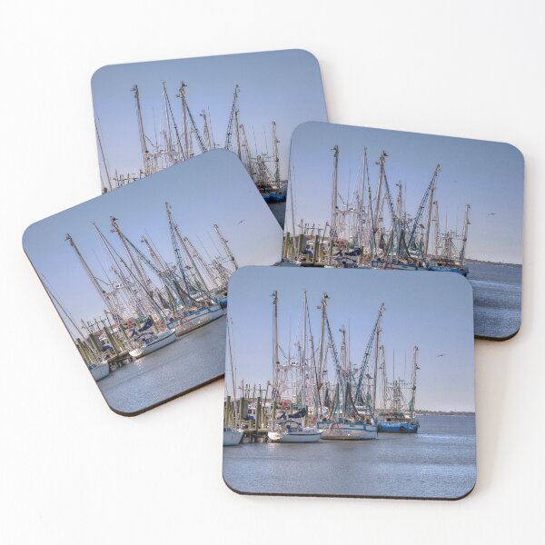 Item preview, Charleston, South Carolina | Shem Creek | Shrimp Boats | Docked designed and sold by 9BPRCP.