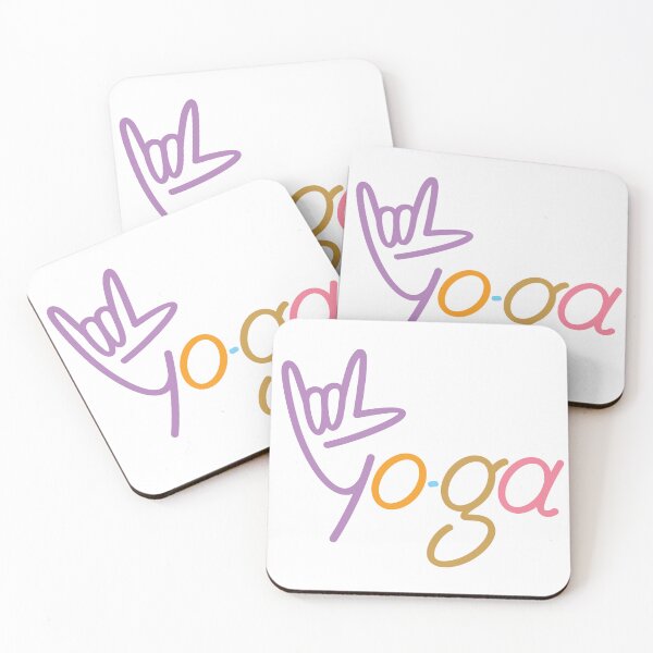 Item preview, Yo Hand Gesture with Yoga Word Text designed and sold by Wiggly Lines.