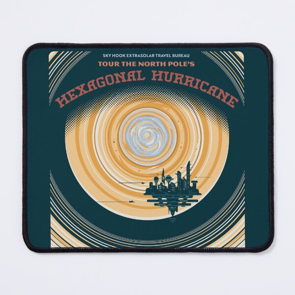 Item preview, Saturn Travel Poster designed and sold by adorabowldesign.