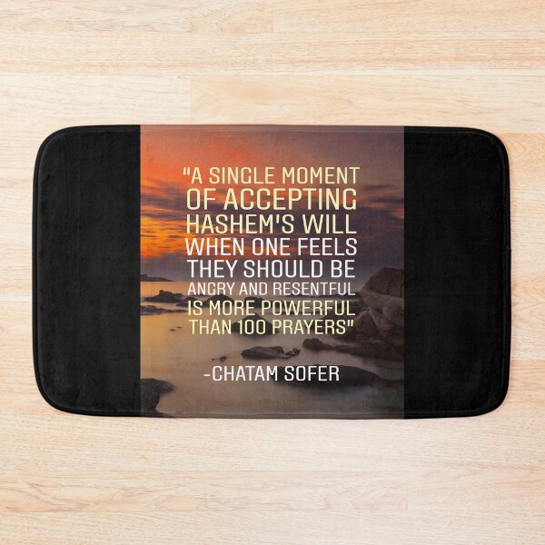 Item preview, A single moment of accepting Hashem's will when one feels they should be angry and resentful is more powerful than 100 prayers designed and sold by Stories To Inspire - Motivational Jewish Quotes.