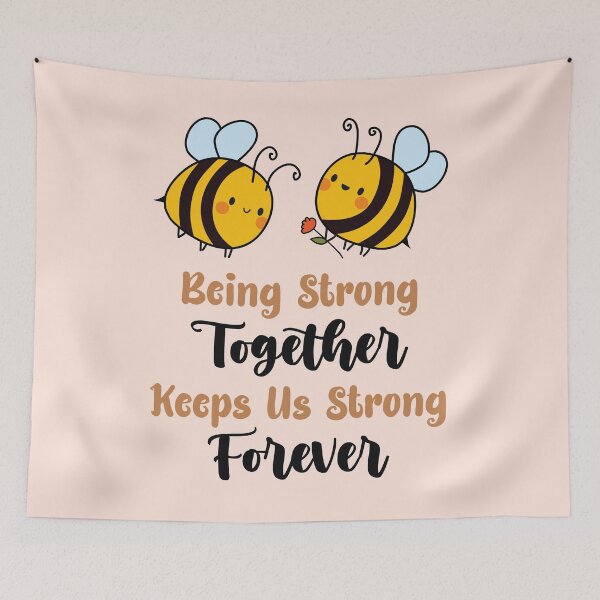 Item preview, Being Strong Together Keeps Us Strong Forever designed and sold by bolimj.