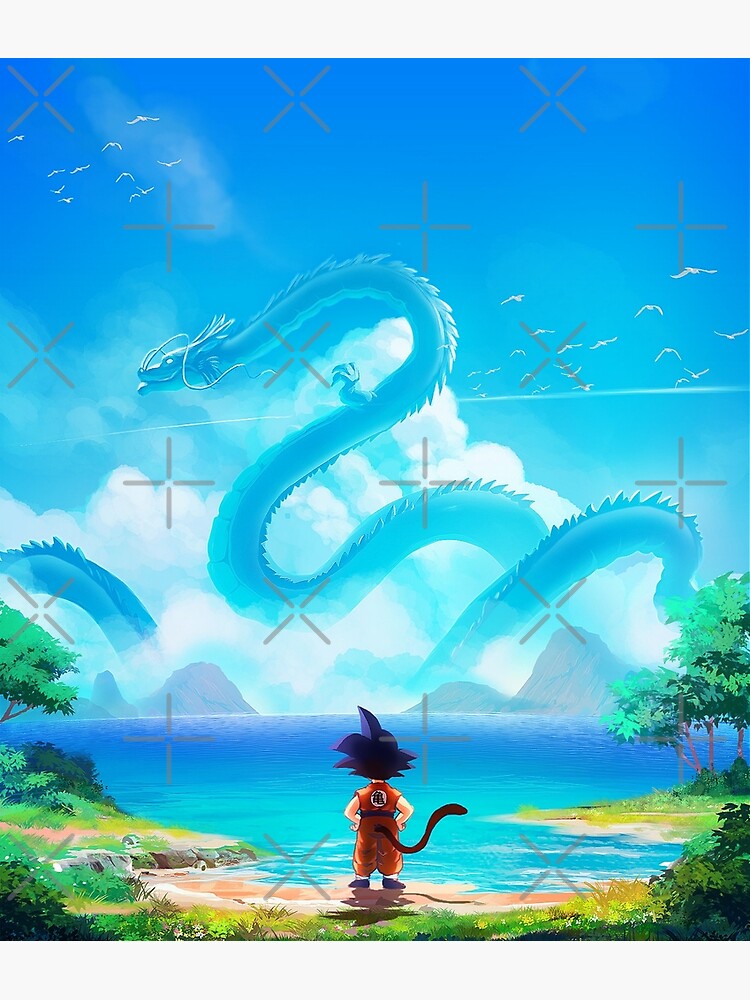 Discover Dragon Ball Z Wonder Boy Goku Kid Adventure - Dragon Ball Premium Matte Vertical Poster