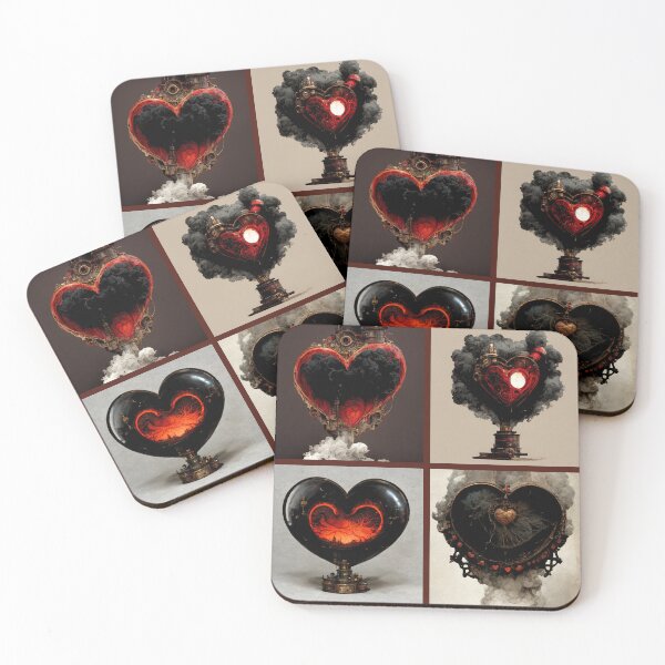 Item preview, Steampunk Heart Pattern designed and sold by BuraxisQuotes.