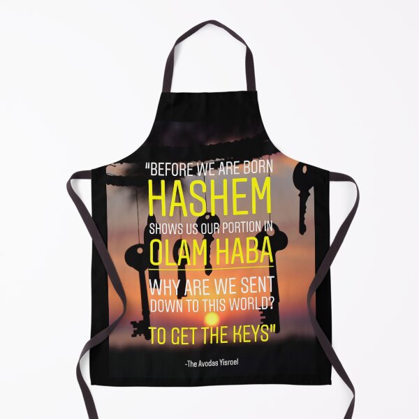 Item preview, Before we are born Hashem shows us our portion in olam haba why are we sent down to this world to get the keys designed and sold by Stories To Inspire - Motivational Jewish Quotes.