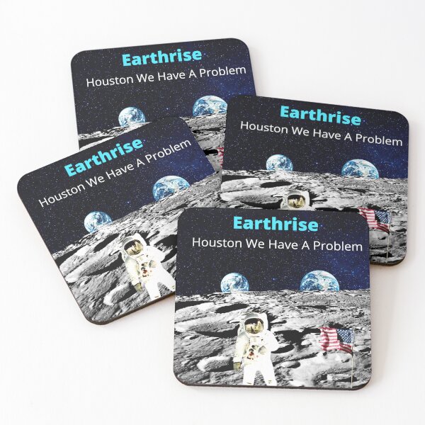 Item preview, Earthrise Houston We Have A Problem designed and sold by Bagsyrose.